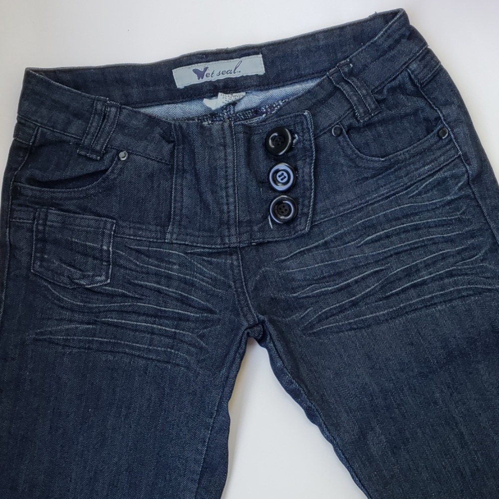 Vintage Size 5 Bermuda Shorts Dark Denim  - Like New